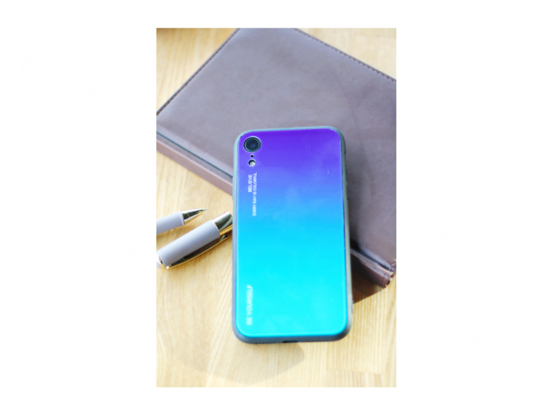 Клип-кейс iPhone XR Glass Синий