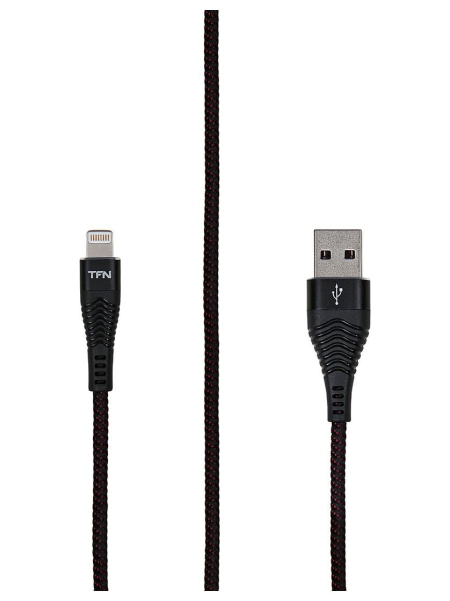 Кабель USB - Lightning TFN FORZA 1м (Черный)