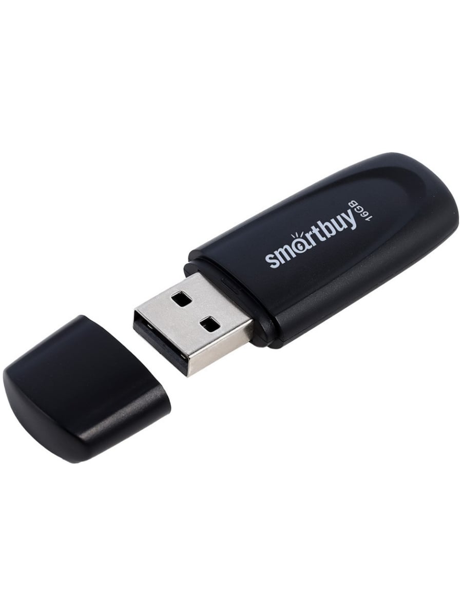 USB-флеш-накопитель 16 Gb Smart Buy Scout (Черный)