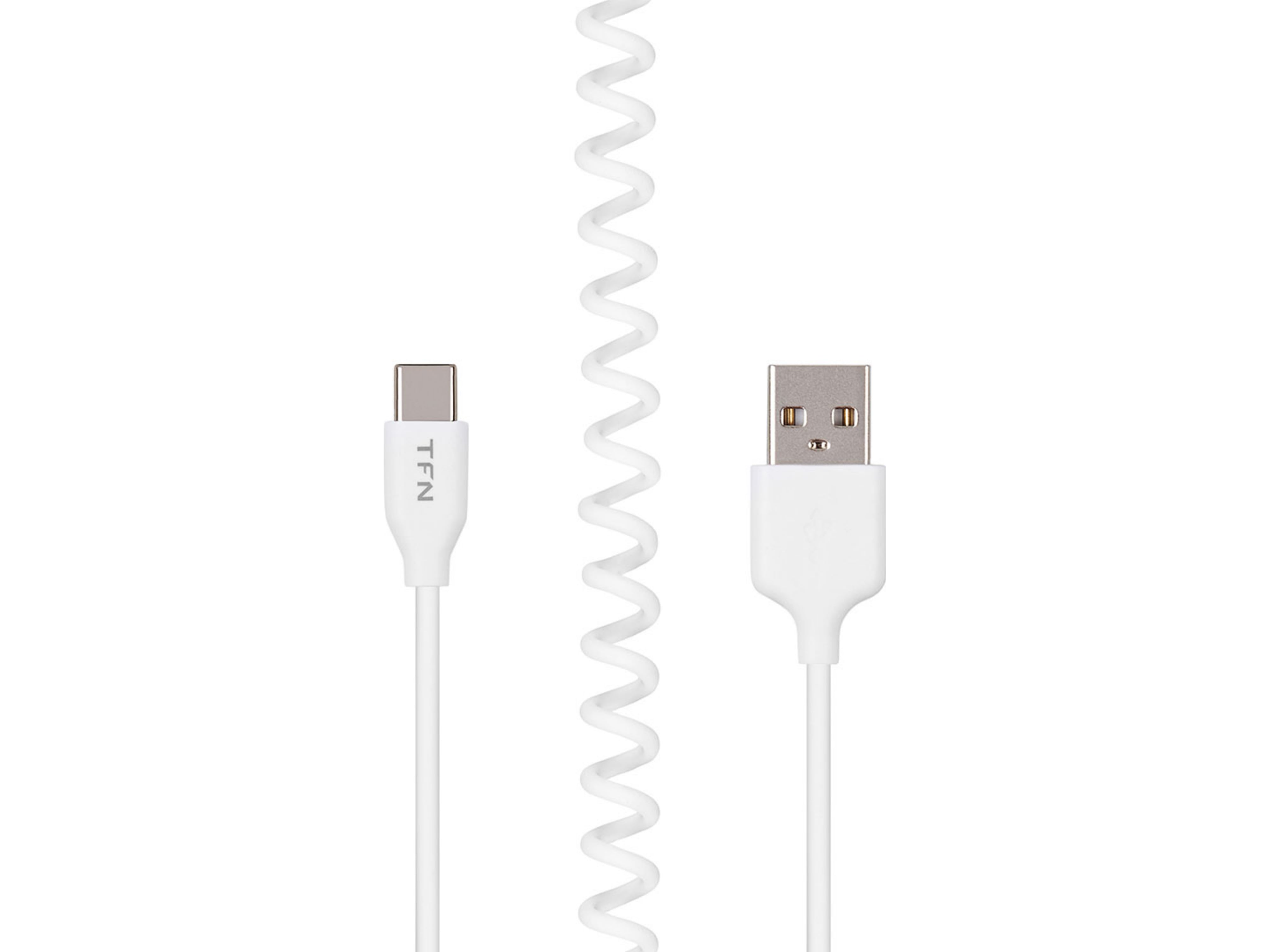 Кабель TFN USB - Type-C витой 1.2m (Белый)