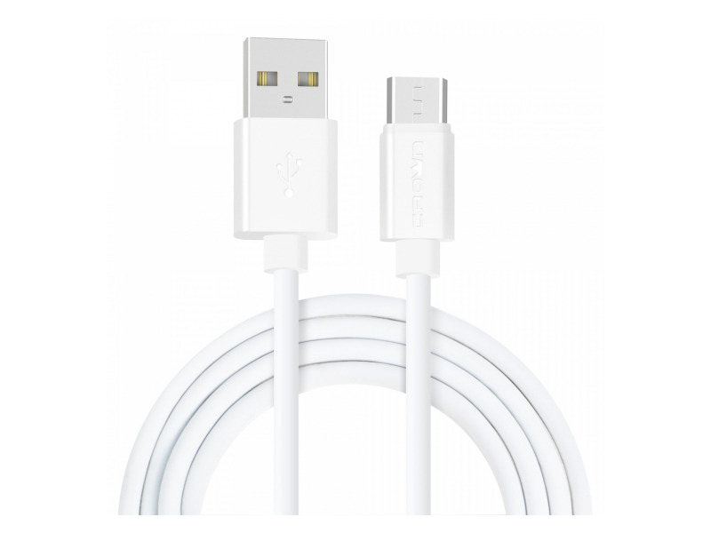 Кабель USB - Type-C  3012C CrownMicro Белый