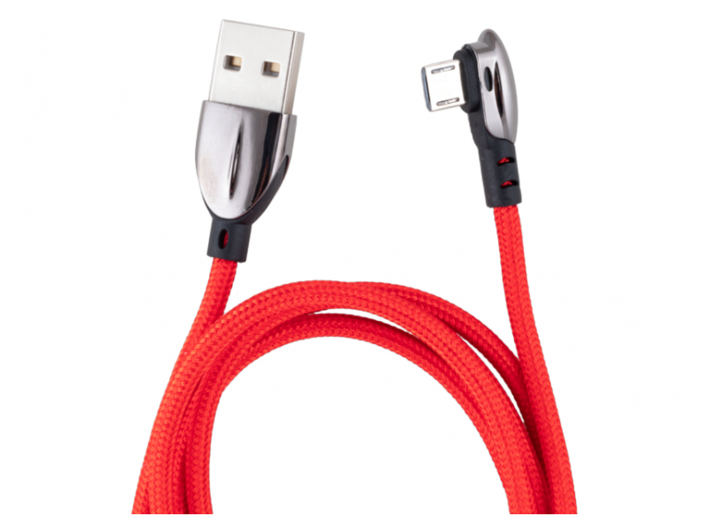 Кабель USB - micro USB Gaming 1 м Красный