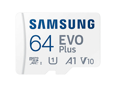 Карта памяти microSDXC Samsung EVO PLUS 64 ГБ