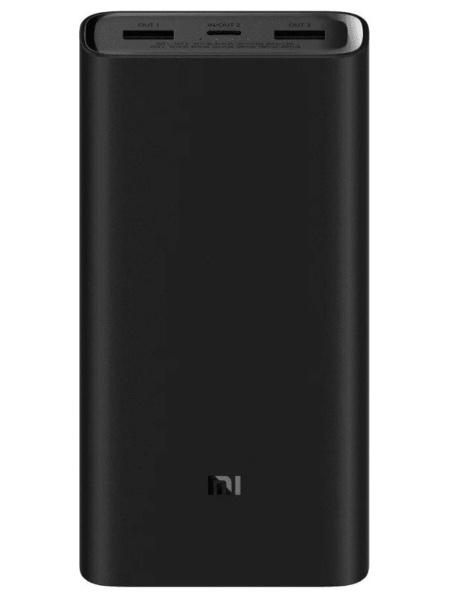 Внешний аккумулятор 20000 Mi 50W Power Bank Черный