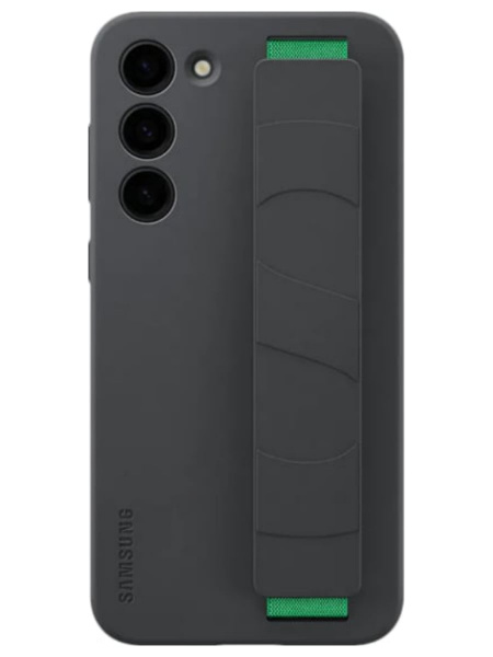 Клип-кейс для Samsung Galaxy S23+ (SM-G916) Silicone Grip Cover (Черный)
