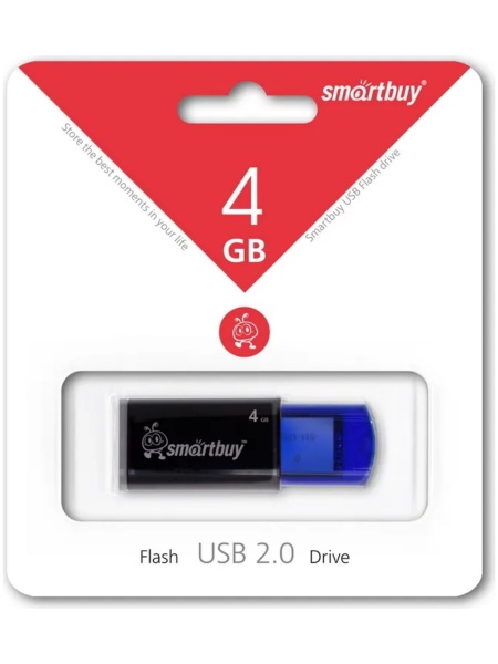 USB-флеш-накопитель SmartBuy Click 4 Гб (Черный)