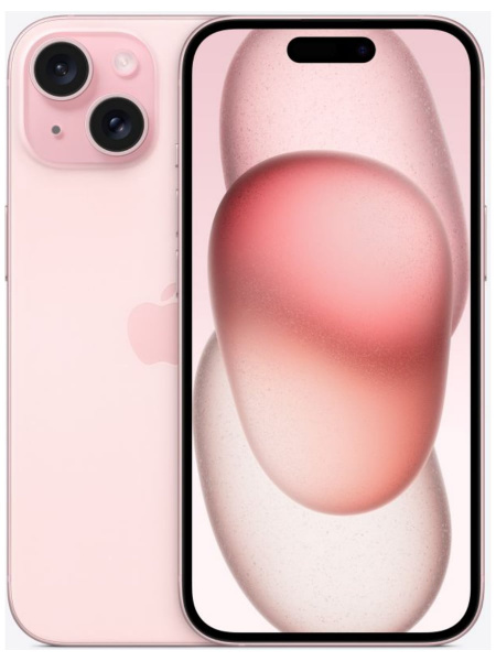 Apple iPhone 15 128 Гб (Розовый)