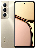 Realme C65 спереди в синем цвете.