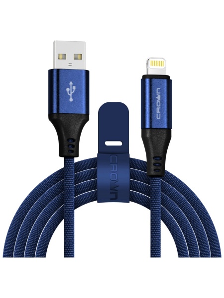Кабель USB - Lightning 3103L CrownMicro (Синий)