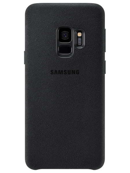 Клип-кейс для Samsung Galaxy S9 (SM-G960) Alcantara Cover (Черный)