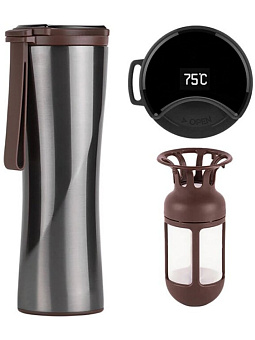 Термокружка KissKissFish MOKA Smart Coffee Tumbler