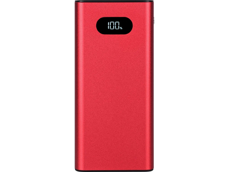 Внешний аккумулятор 20000mAh TFN Blaze LCD 22.5W Красный