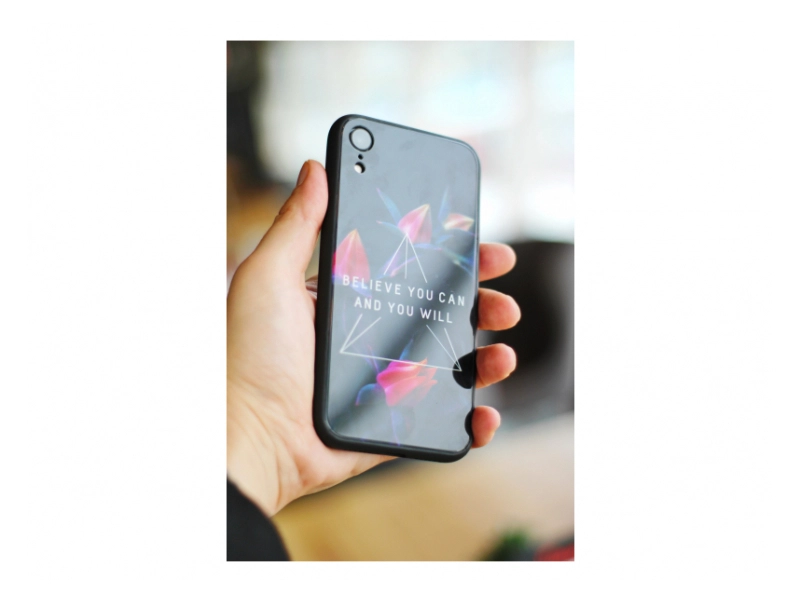 Клип-кейс iPhone X /iPhone XS Glass Сustom 4