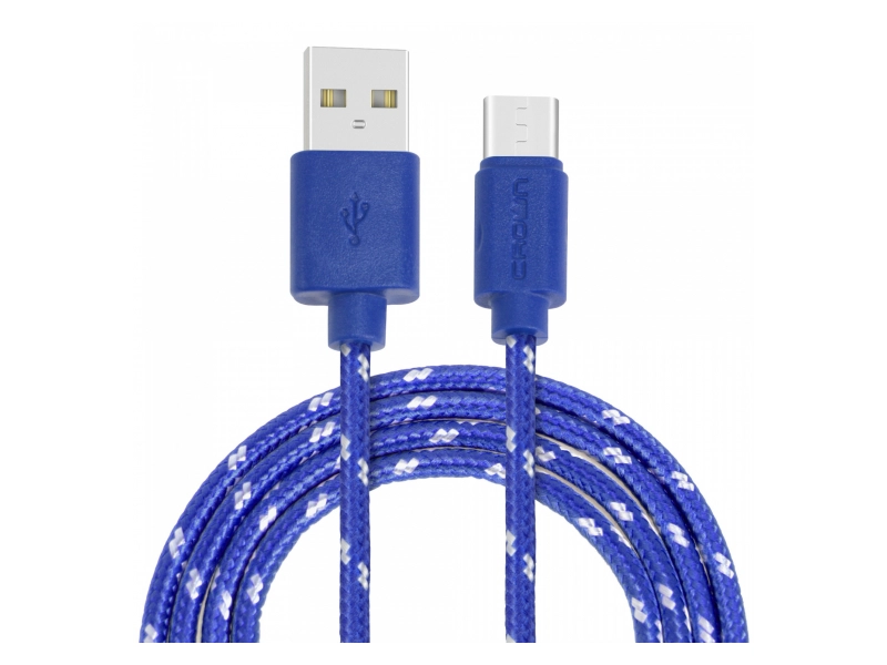 Кабель USB - Type-C  3042C CrownMicro Синий