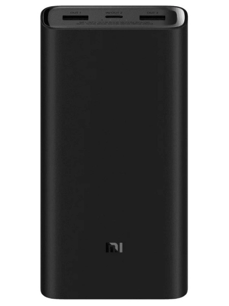 Внешний аккумулятор 20000 Mi 50W Power Bank Черный