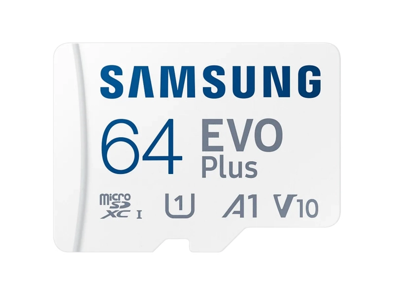 Карта памяти microSDXC Samsung EVO PLUS 64 ГБ Белый